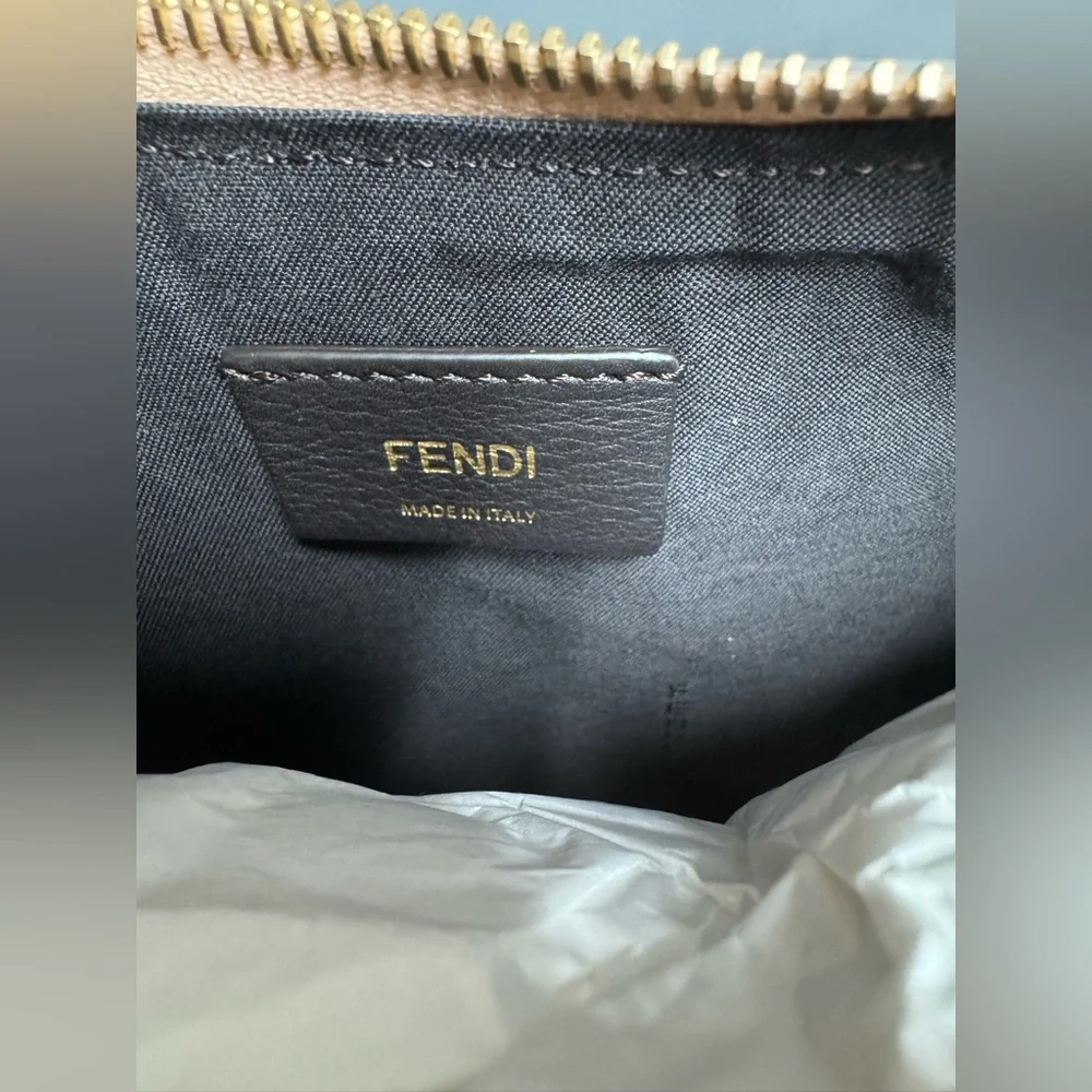 NWT- Fendi Pale Pink Leather Fendigraphy small hobo bag